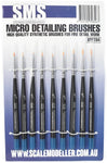 SMS BSET04 Synthetic Micro Detailing Brush Set