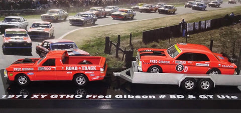 Road Ragers 1971 XY GTHO Fred Gibson #8D & GT Ute