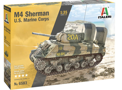 Italeri M-4A2 Sherman U.S Marine Corps