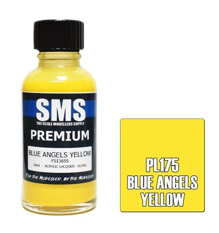SMS Premium Lacquer - PL175 Blue Angels Yellow