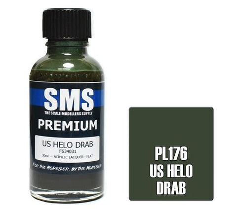 SMS Premium Lacquer - PL176 US Helo Drab