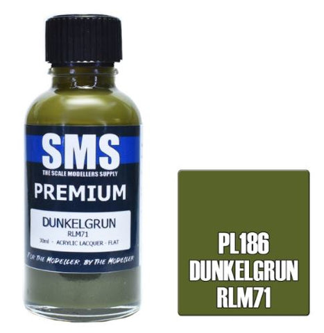 SMS Premium Lacquer - PL186 Dunkelgrun RLM71