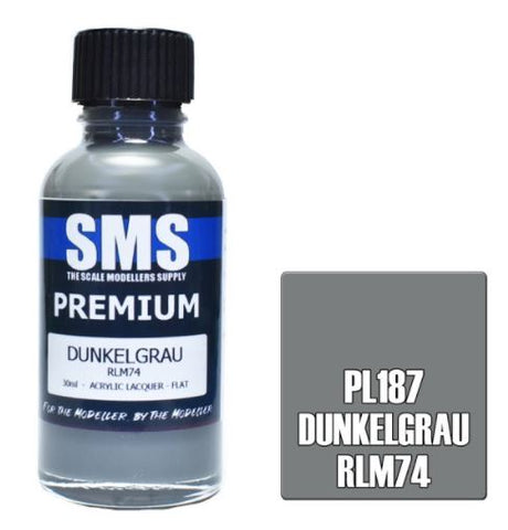SMS Premium Lacquer - PL187 Dunkelgrau RLM74