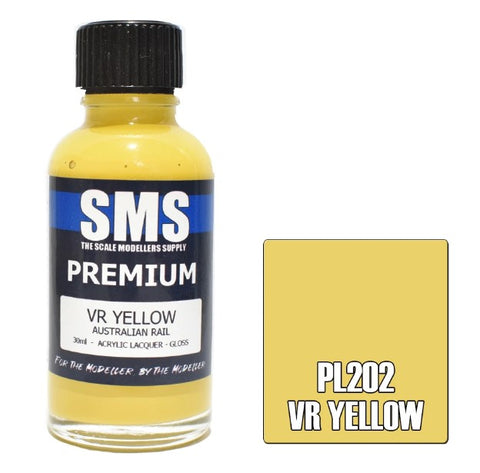 SMS Premium Lacquer - PL202 VR Yellow