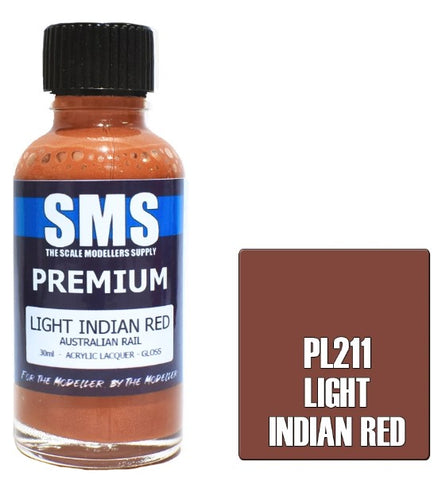 SMS Premium Lacquer - PL211 Light Indian Red