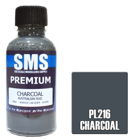 SMS Premium Lacquer - PL216 Charcoal