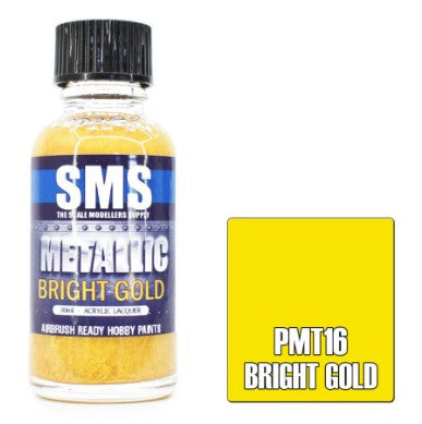 SMS Premium Metallic Lacquer - PMT16 Bright Gold