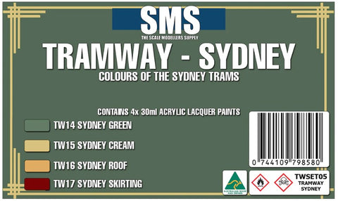 SMS Sydney Tram Colour Set