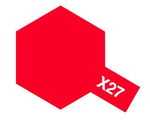 Tamiya Acrylic Paint X-27 Clear Red